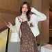 ✞ スタンダードセーター カーディガンジャケット ドレス ワンピース レトロ ✞ゴスロリ SM ミリ 甘ロリ クラロリ 和ロリ エレガント 黒ロリ 姫ロリ 華ロリ BB-BB36619721651