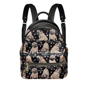 Backpack  -cute pugs-  6colors　　bqpq-27