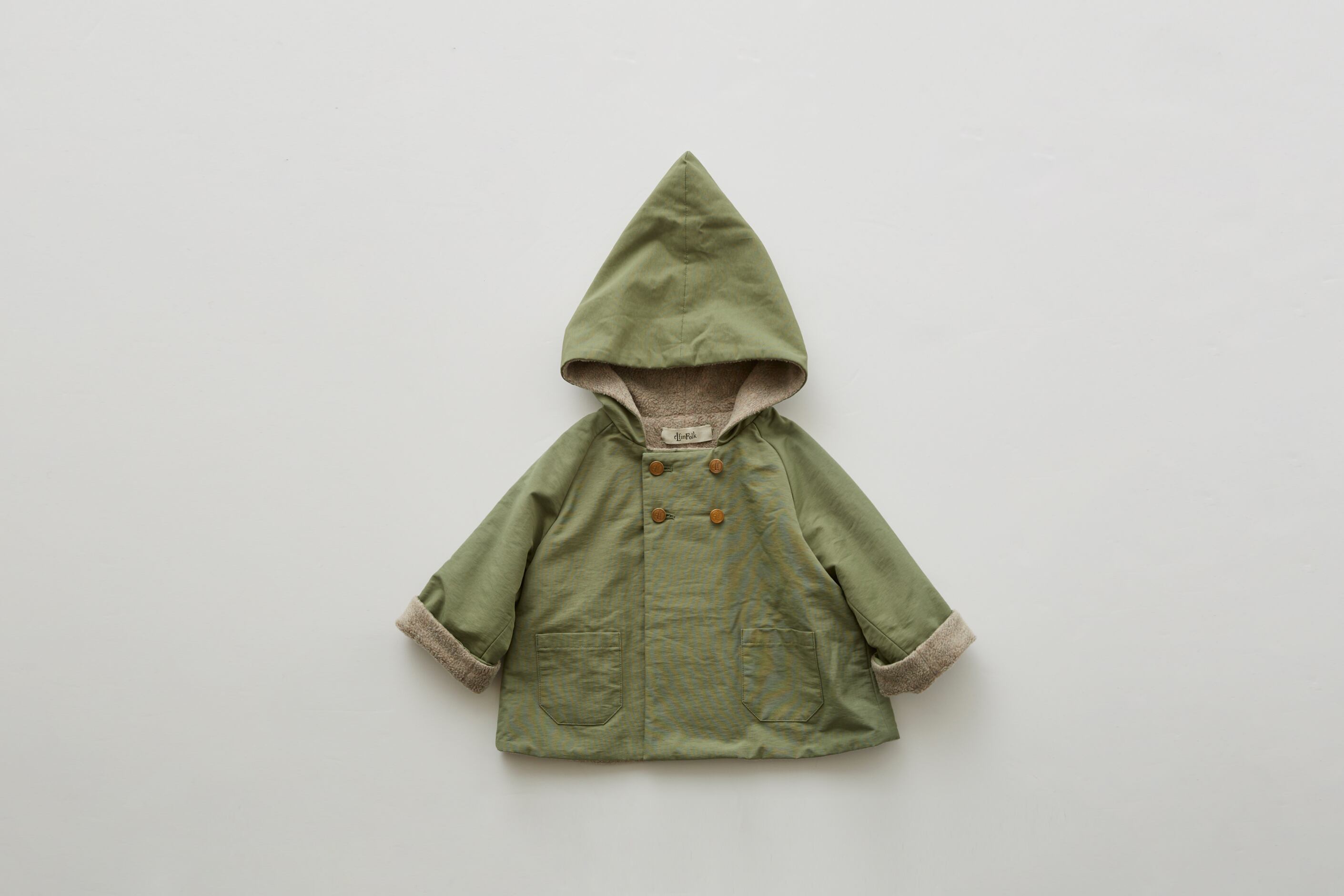 〈 eLfin Folk 〉elf coat(elf-555F05) / コート / sage green