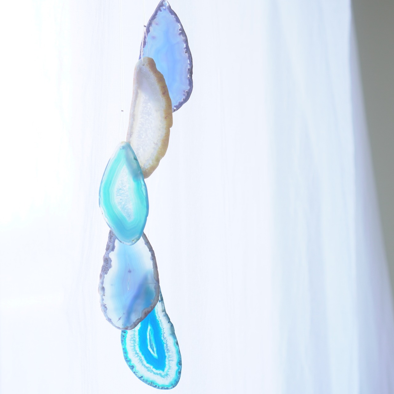 Clear Drops 16 - アゲートヒーリングチャイム / Agate Sun Catcher Wind Chime 799