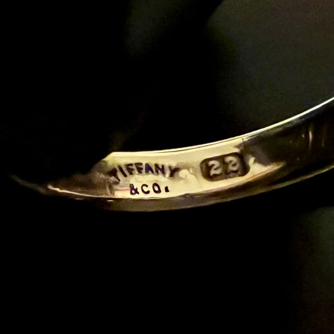 アンティーク ティファニー 22K ゴールド バンド リング ヴィンテージ アンティーク ティファニー 22K ゴールド バンド リング ヴィンテージ