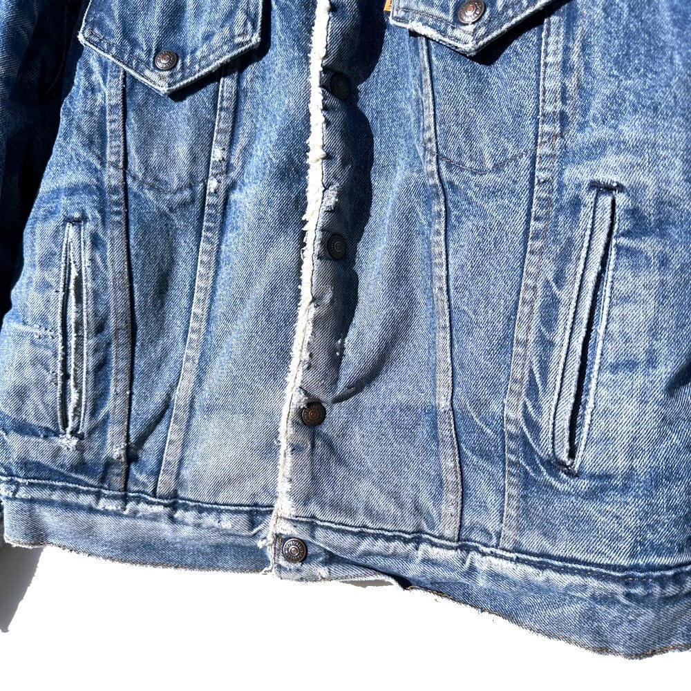 Levis [Levis 70608-0217 Made In USA] Vintage Boa Lined Denim