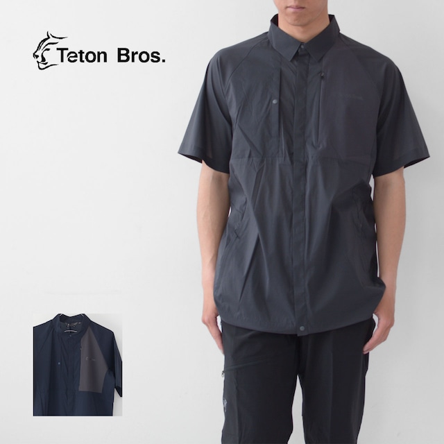 TETON BROS.  [ティートンブロス] Wind River Shirt [TB231-330] ウィンドリバーシャツ・半袖シャツ・タウン・ドライアクション・はっ水加工・MEN'S / LADY'S [2023SS]