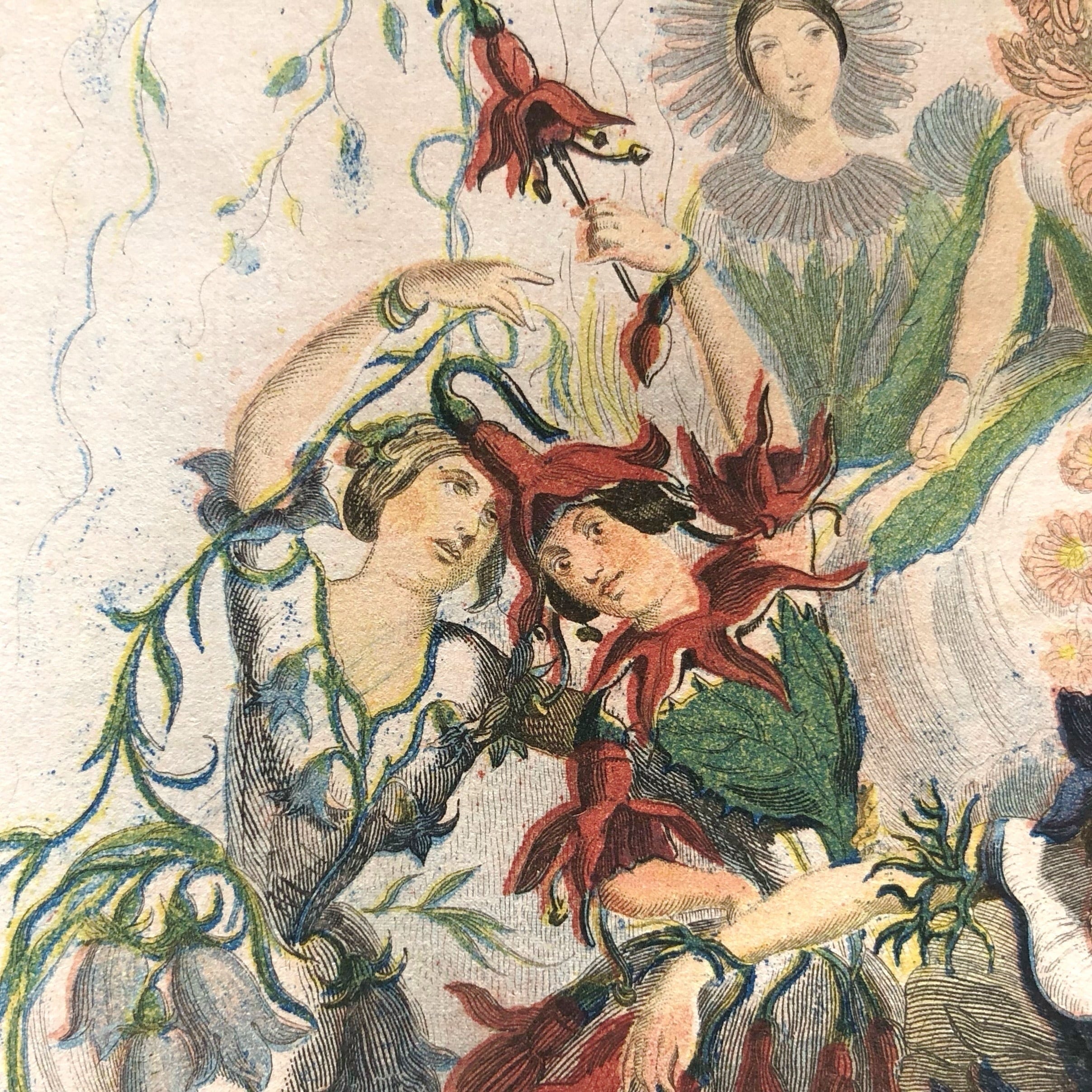 グランヴィル 花の幻想より「花の舞踏会」 | メルキュール骨董店