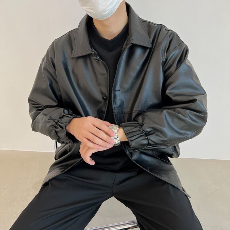 コンバーティブルカラーバイクジャケット C10375