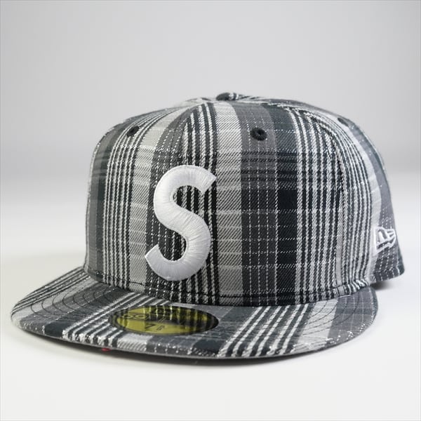 supreme Metallic Plaid S Logo New Era XＬ