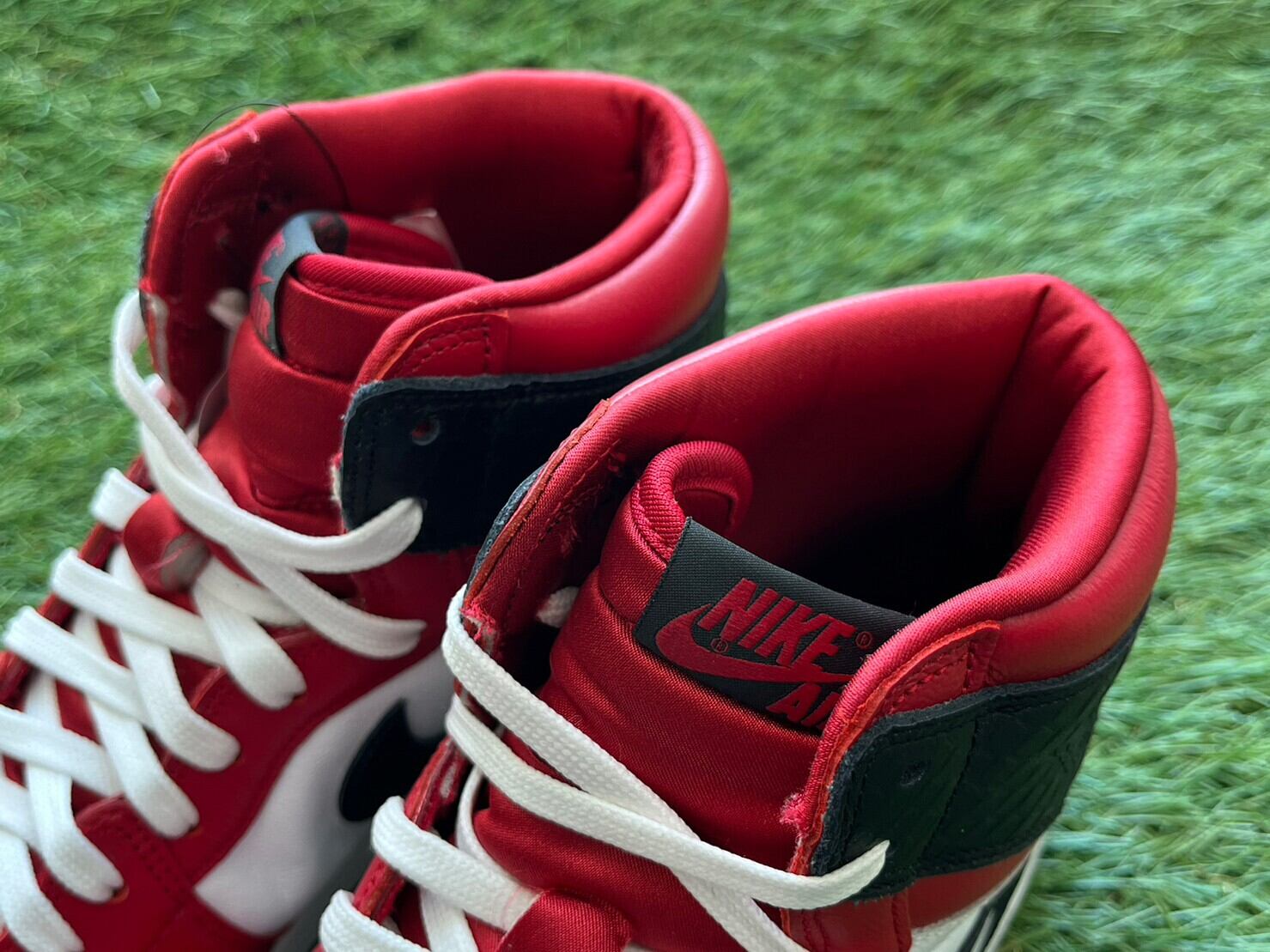 NIKE W AIR JORDAN 1 HIGH OG SATIN SNAKE CD0461-601 28.5cm 79058  