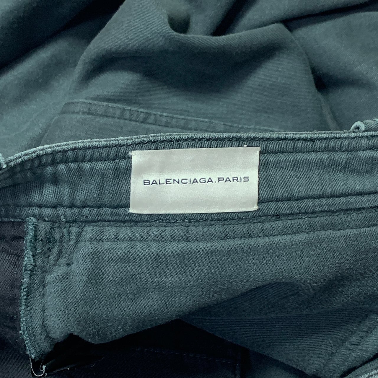Balenciaga by Nicolas Ghesquiere / Geometrical Pockets Faded