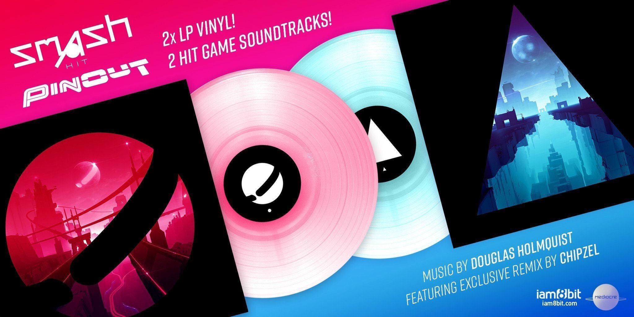 SMASH HIT / PINOUT 2XLP VINYL SOUNDTRACKS  / iam8bit