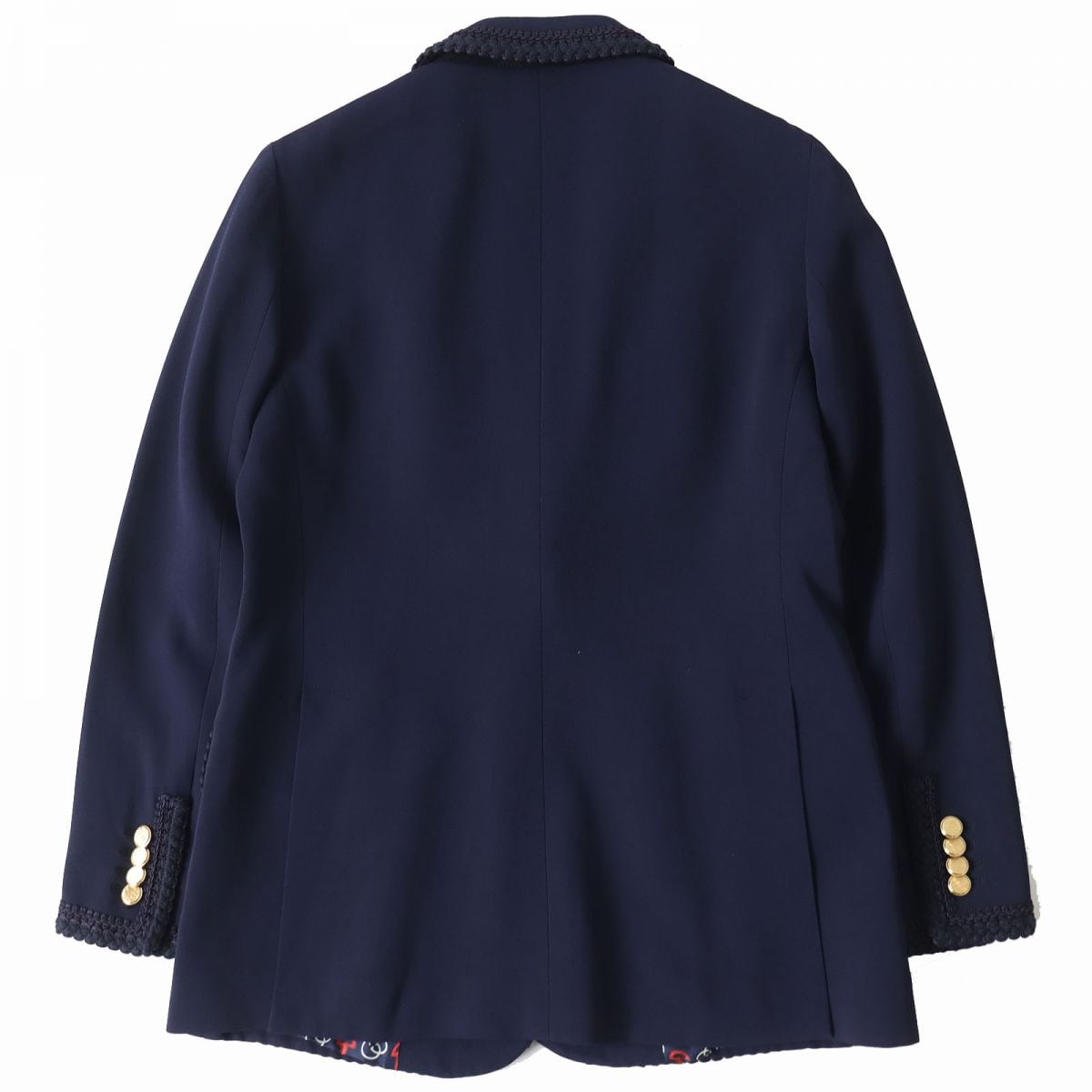 イタリア製△GUCCI／グッチ ウール混 デザインジャケット