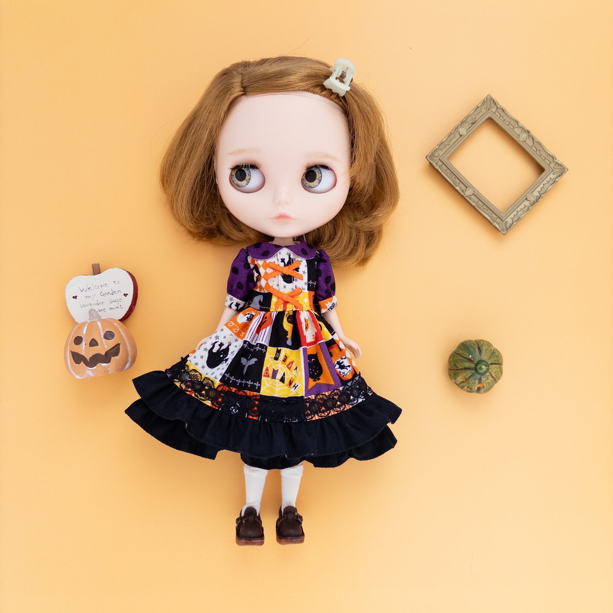 レトロミニワンピース リカちゃん ブライス 人形