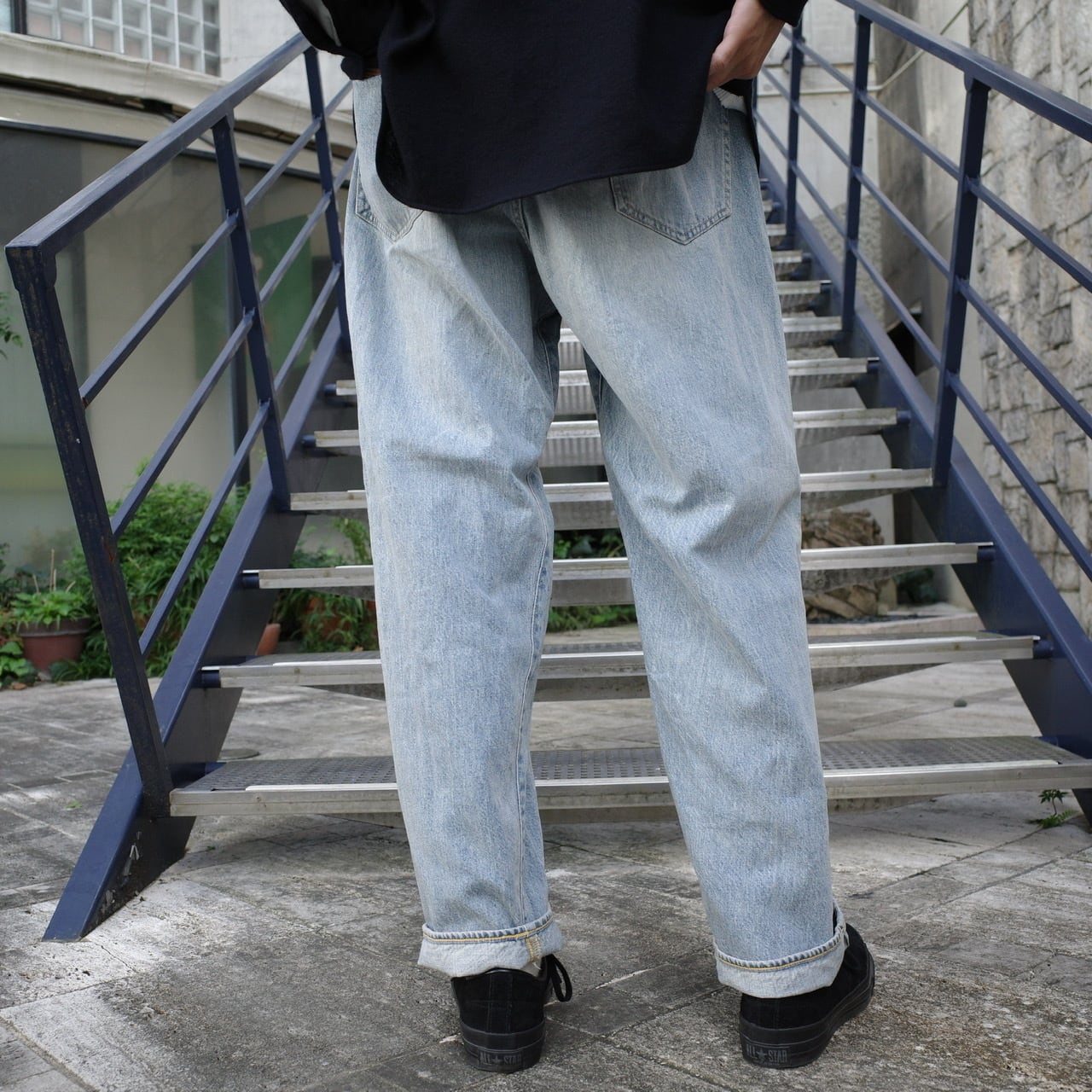 23ss COMOLI コモリDENIM 5P PANTS ブリーチデニム 1 losaimanagement.com