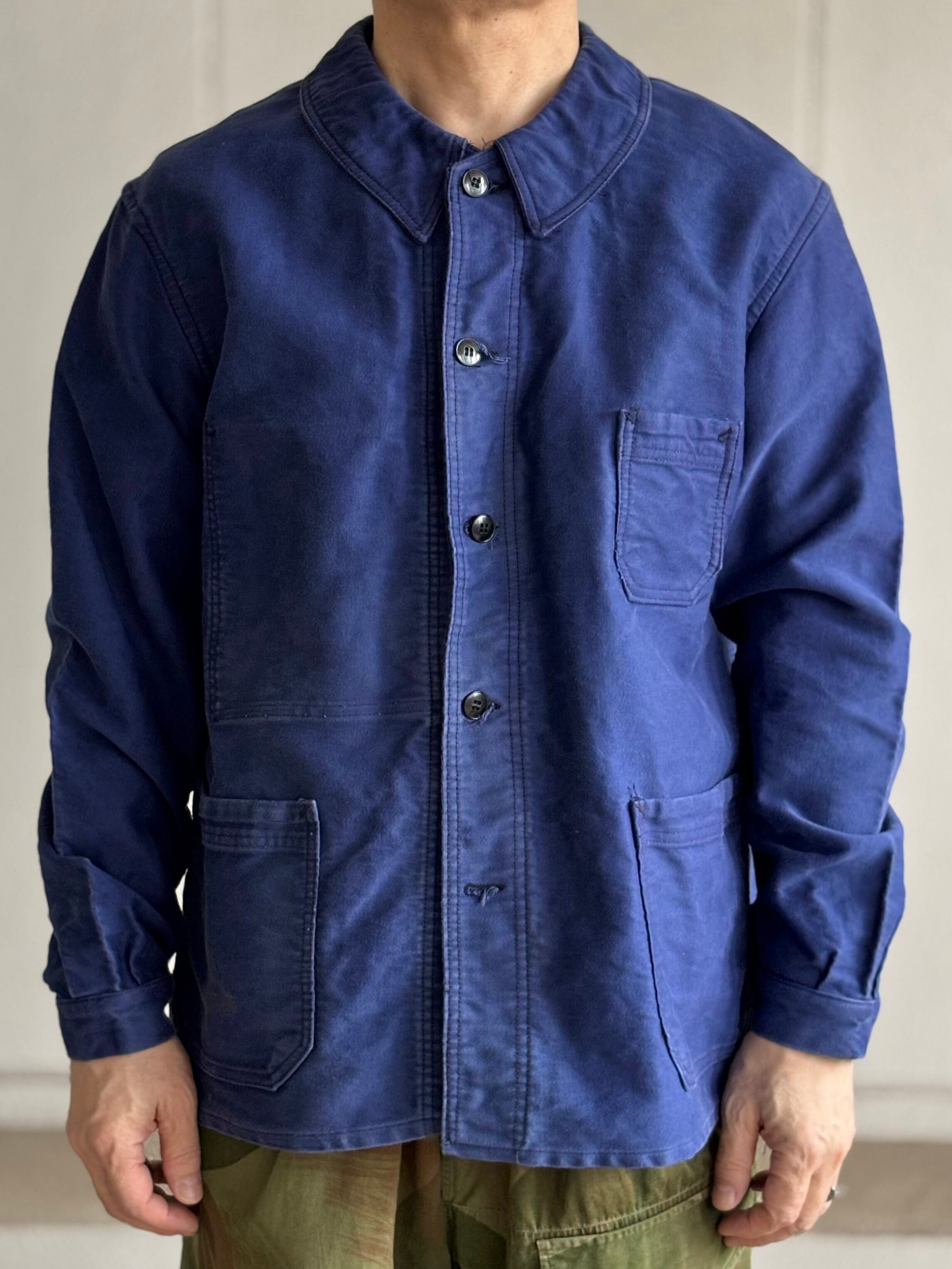 60's LE NATIONAL BLUE MOLESKIN JACKET | STRAYSHEEP ONLINE