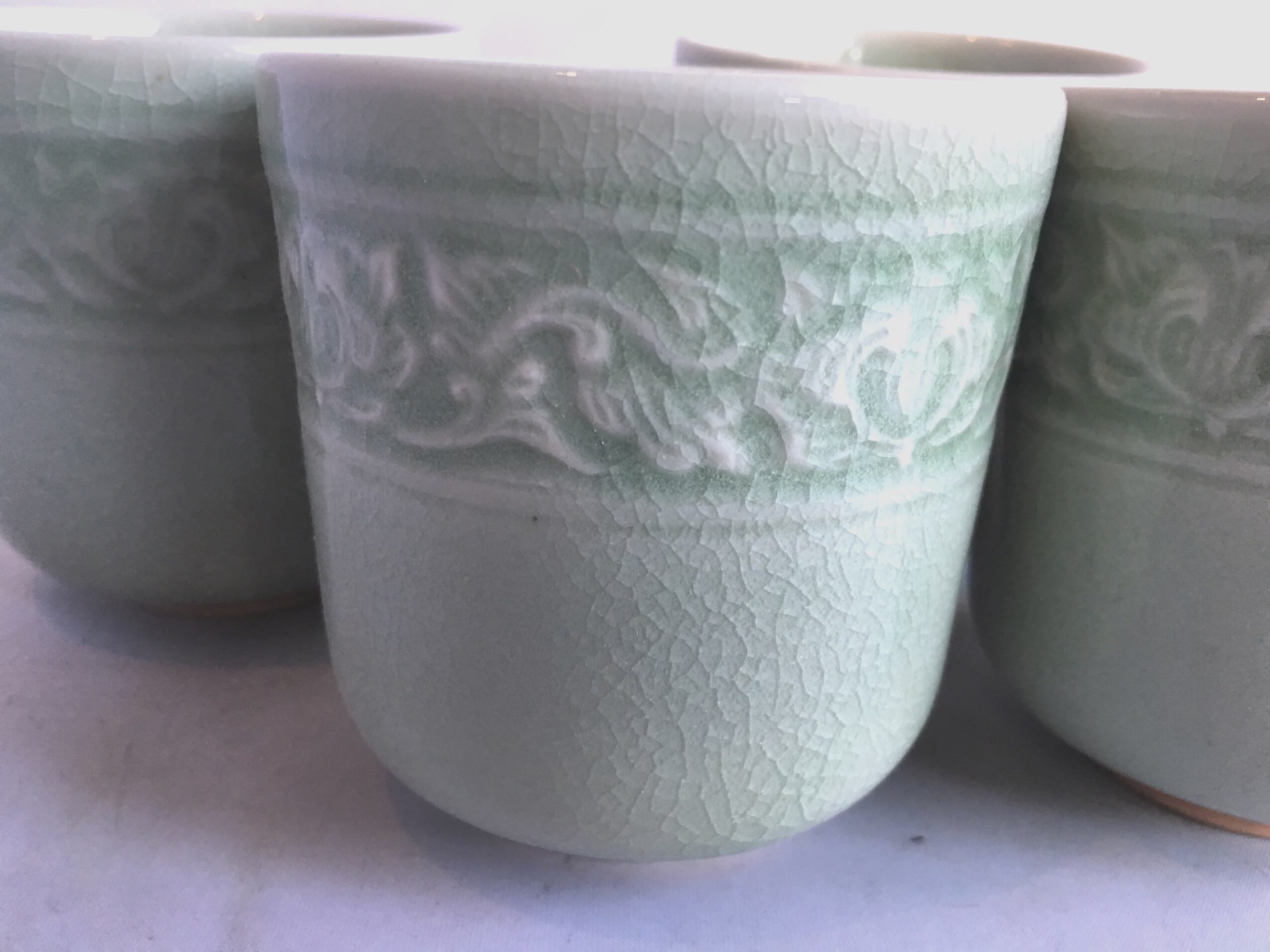 湯飲み茶碗 セラドン焼き 瀬戸物 湯のみセット 青磁 アジアン アジアン雑貨 A T No 10 アジアン雑貨 Asian Mrk 湯飲み茶碗 セラドン焼き 瀬戸物 湯のみセット 青磁 アジアン アジアン雑貨 A T No 10 アジアン雑貨 Asian Mrk