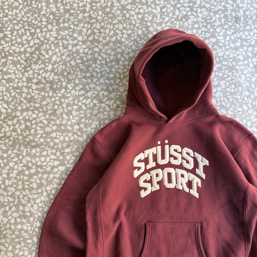 STUSSY SPORT x Champion / REVERSE WEAVE hoodie size XL