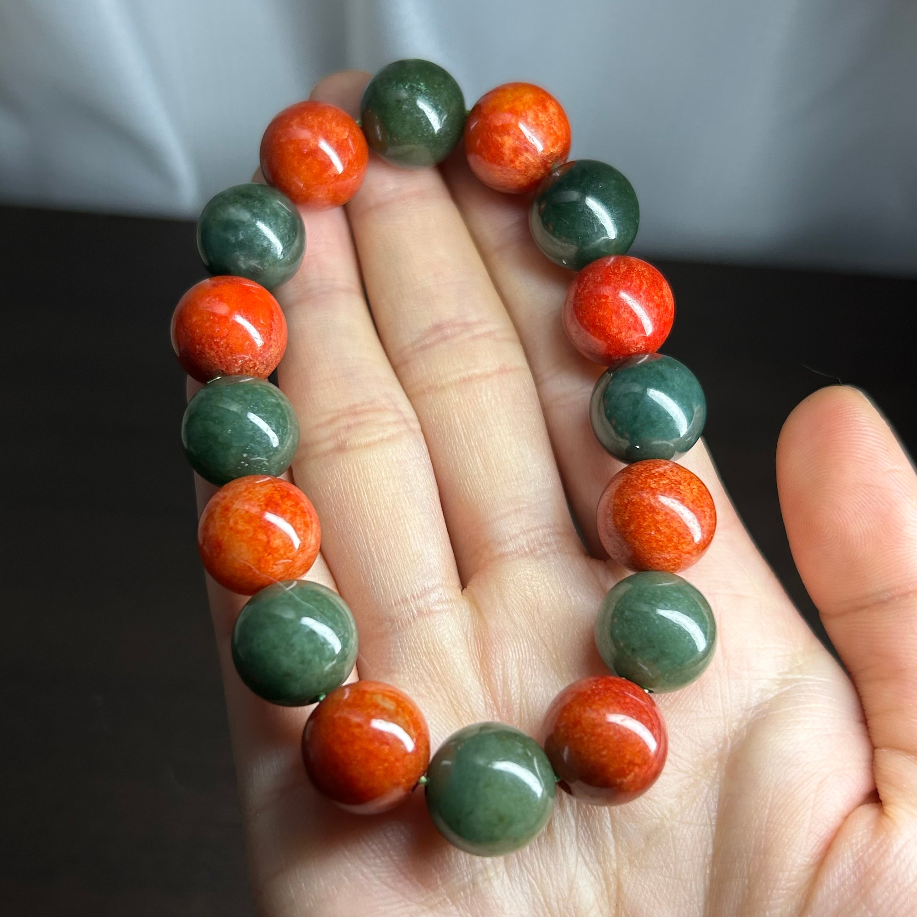 本翡翠ブレスレット グァテマラ産