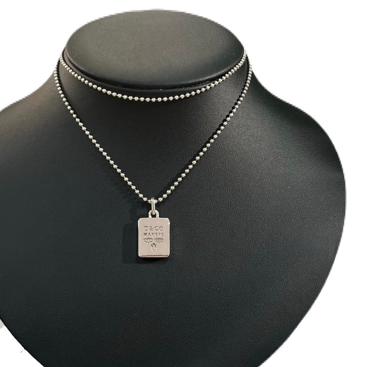 TIFFANY & CO.】2971 silver925×14K ツイストスクリューチェーン