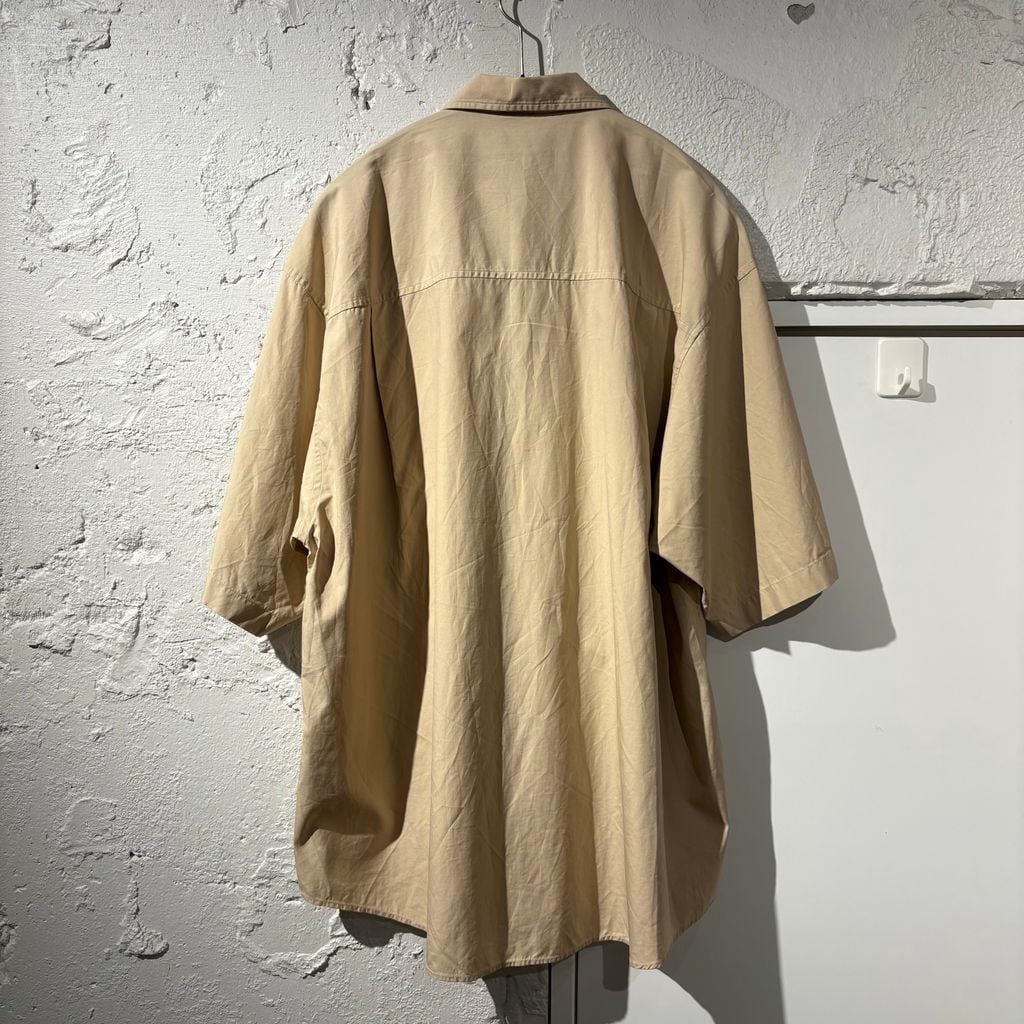 AURALEE オーラリー WASHED FINX TWILL BIG HALF SLEEVED SHIRTS 半袖