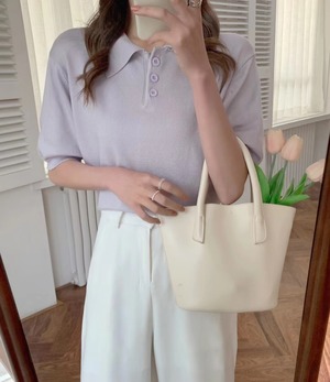 5分袖春ニット　AJ2205-619