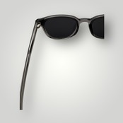 [Premium Acetate Material] Boston Sunglasses - Clear Smoke purple/Smoke（50）