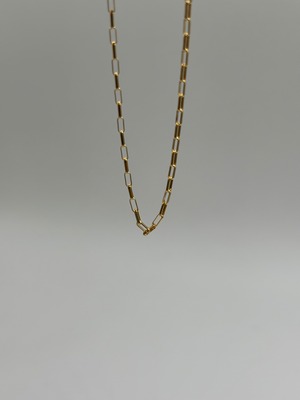 K18YG long roll chain ⦰ 0.6mm - Necklace