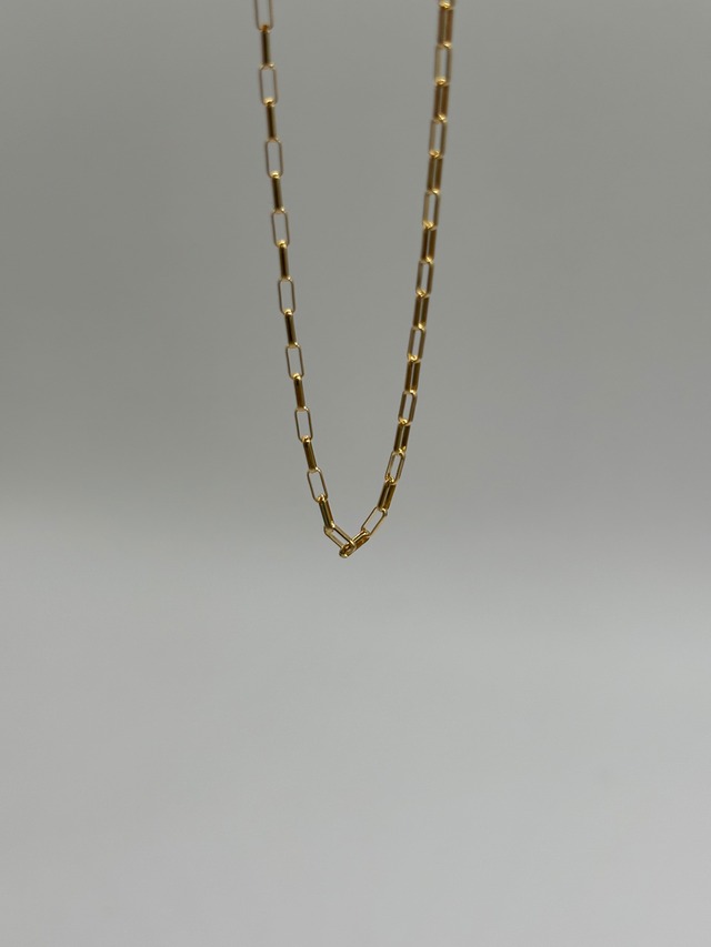 K18YG long roll chain ⦰ 0.6mm - Necklace