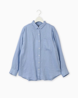 Linen shirt  Blue / C+
