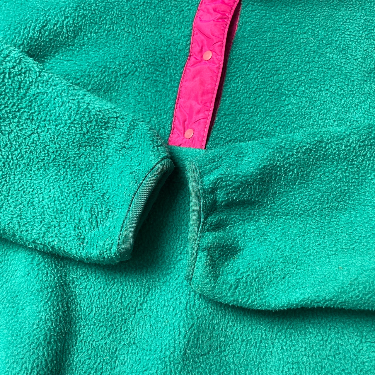 80年代 USA製 patagonia パタゴニア スナップT フリースプルオーバー 