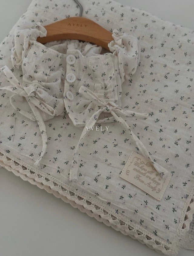 予約  【avely】  Blanket lavender floral