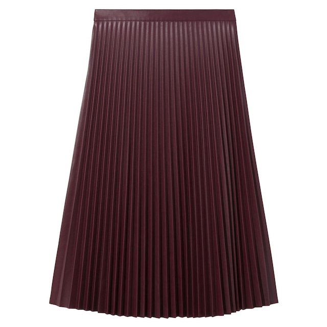 Proenza Schouler White Label　FAUX LEATHER SKIRT　PLUM