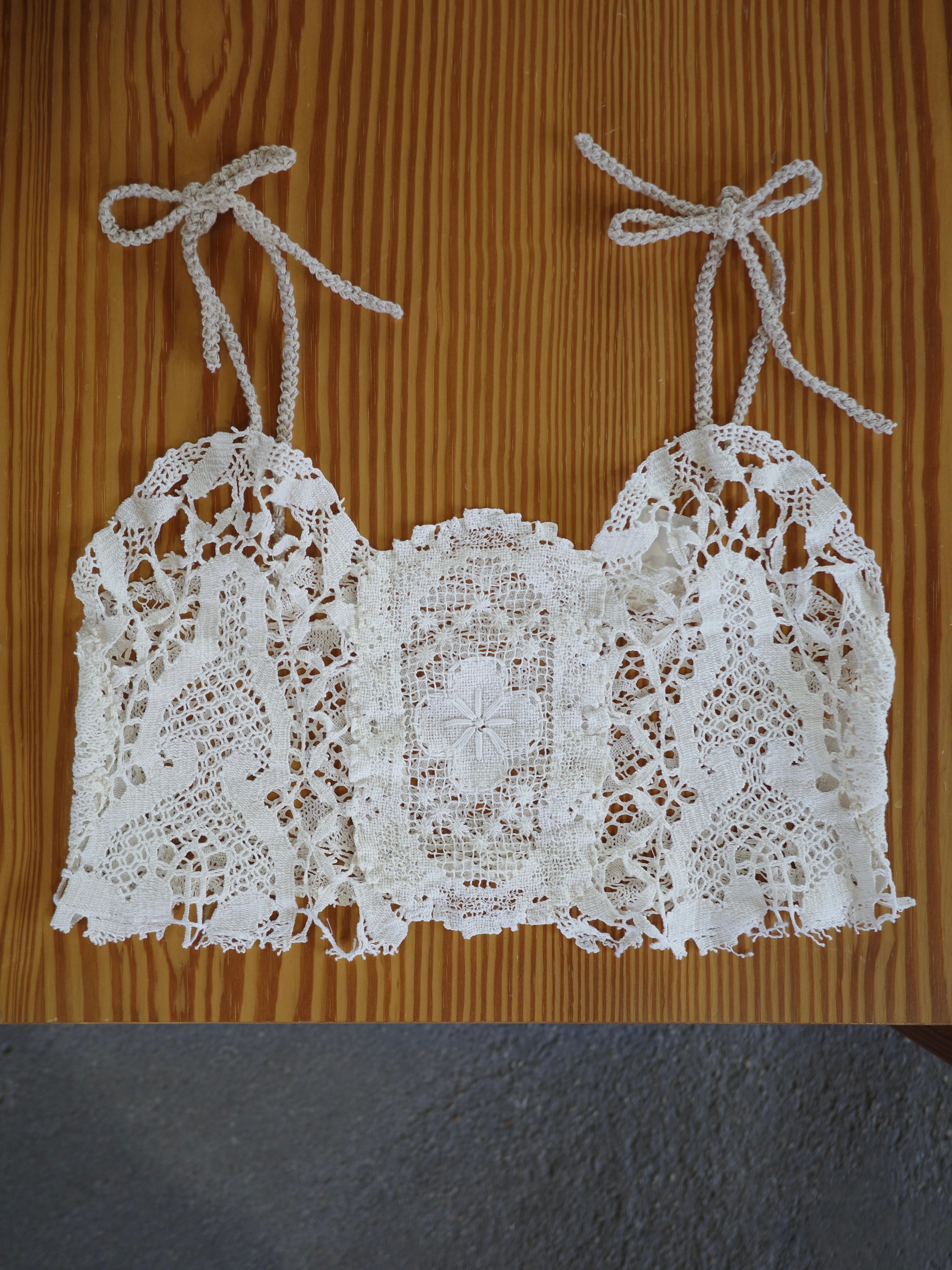 <vintage>remake lace bustier⑤