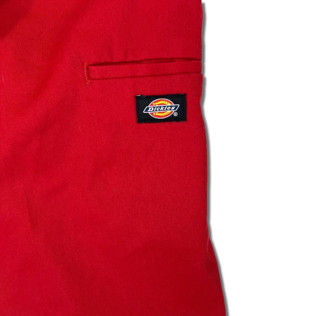 ディッキーズ 42283 ワークショーツ レッド 34 Dickies ストリート ...