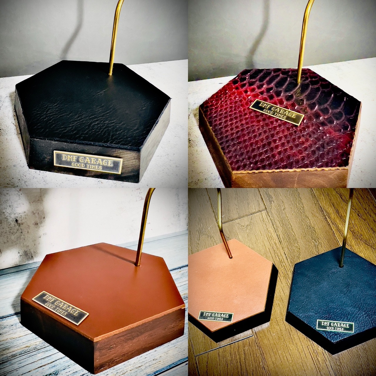 DMF GARAGE シルクスクリーン Hexa(ヘキサ）スタンド／ウォールナットカラー