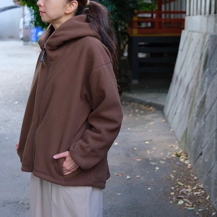 AMERICANA (アメリカーナ)フリース フルジップ フーディー(BRF-842A)Brown