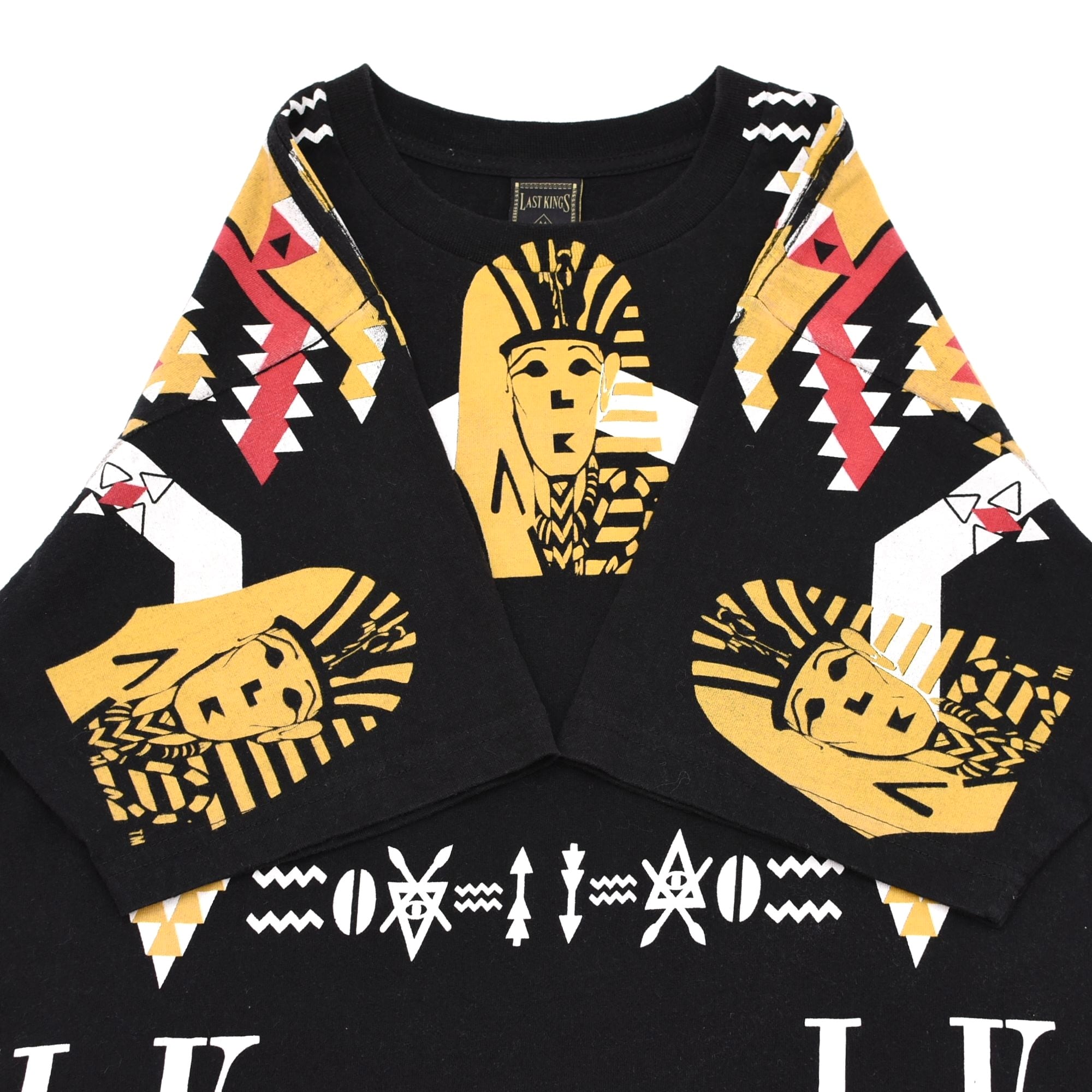 LAST KINGS full pattarn print T-shirt by Tyga | 古着屋 grin LAST KINGS full pattarn print T-shirt by Tyga | 古着屋 grin