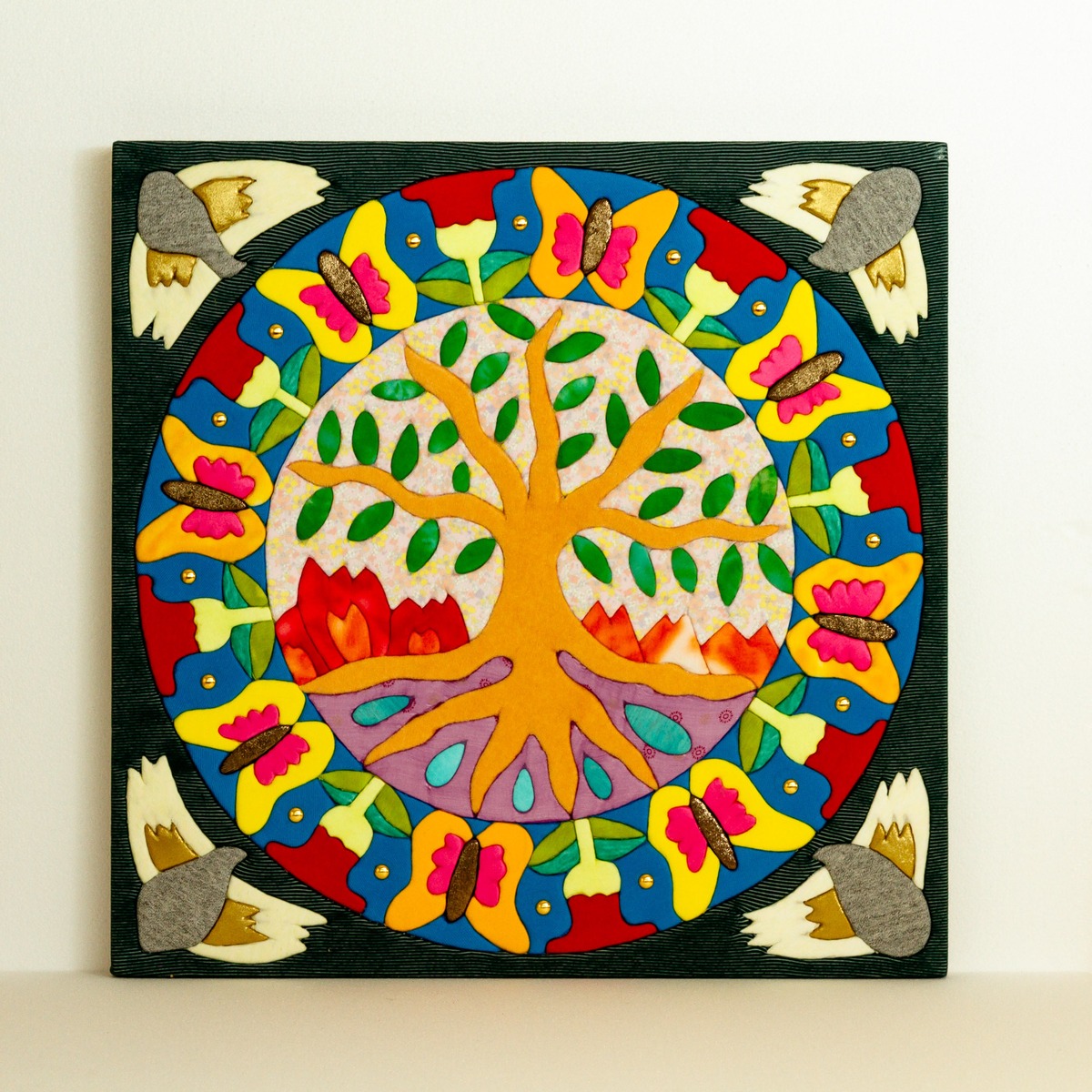 Tree of Lif / 生命の樹 | Kimekomi Art - Iwamizu Asako