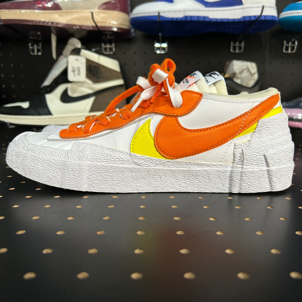 SACAI × NIKE BLAZER LOW "MAGMA ORANGE" US8.5/26.5cm