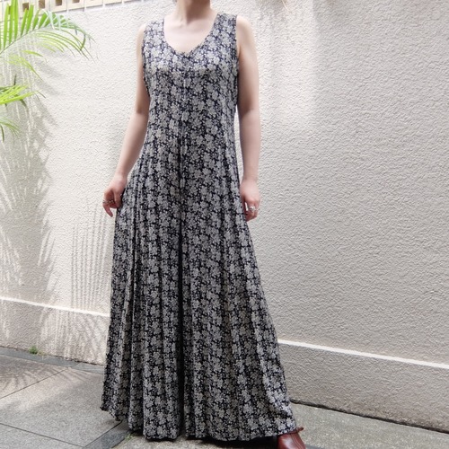 "Neo Nostalgia" flower pattern all in one／“ネオ ノスタルジア"花柄 オールインワン