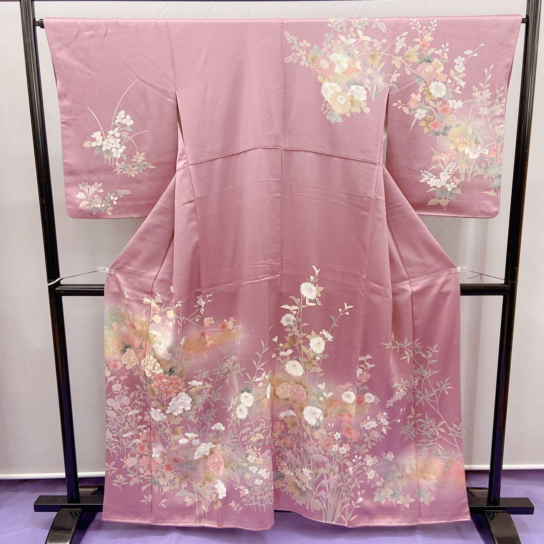 ★4352★ 花嫁暖簾 加賀 正絹 アンティーク風 レトロ 暖簾 のれん ☆4352☆ 花嫁暖簾 加賀 正絹 アンティーク風 レトロ 暖簾 のれん