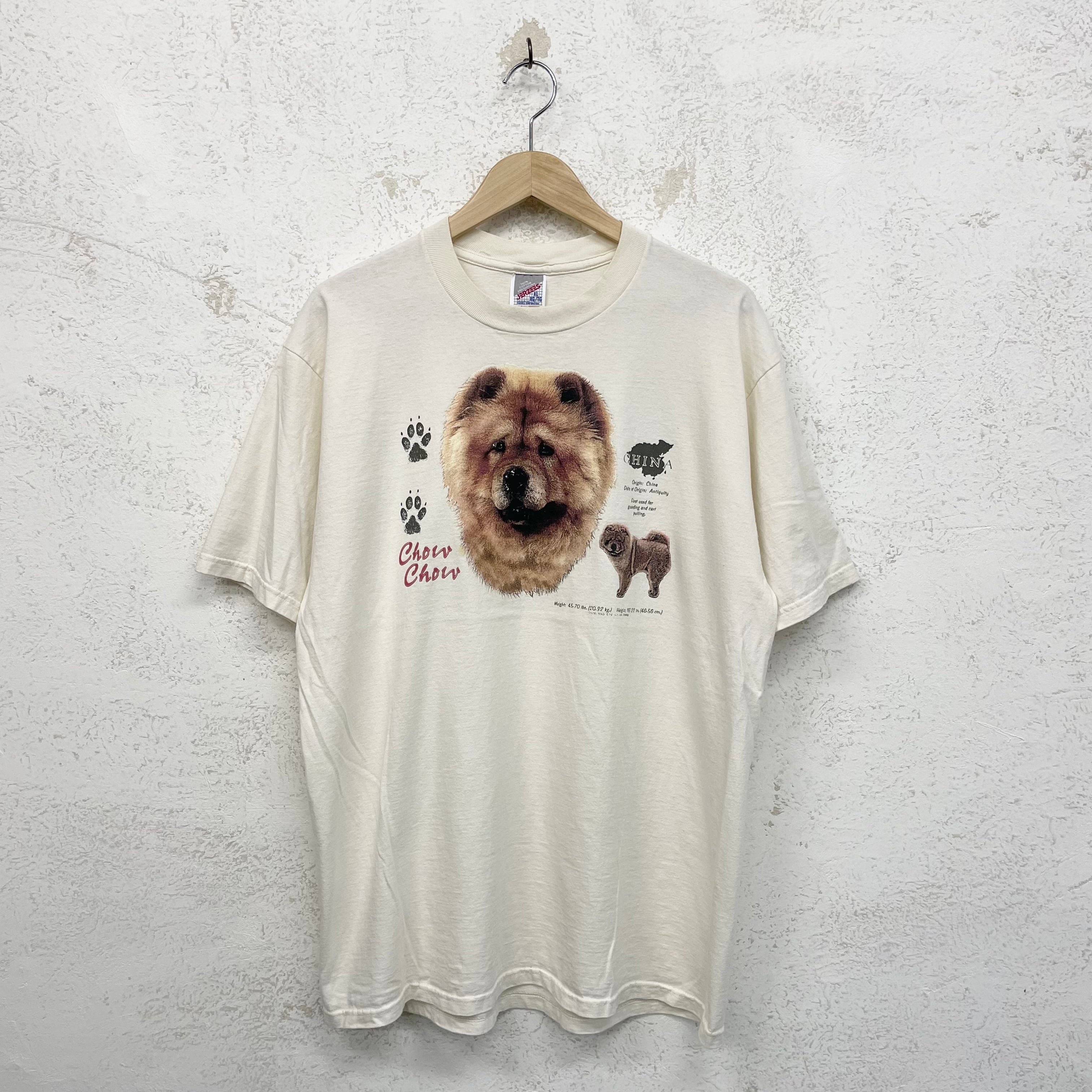 90s 犬 tシャツ dog  XXL チャウチャウ ヴィンテージ