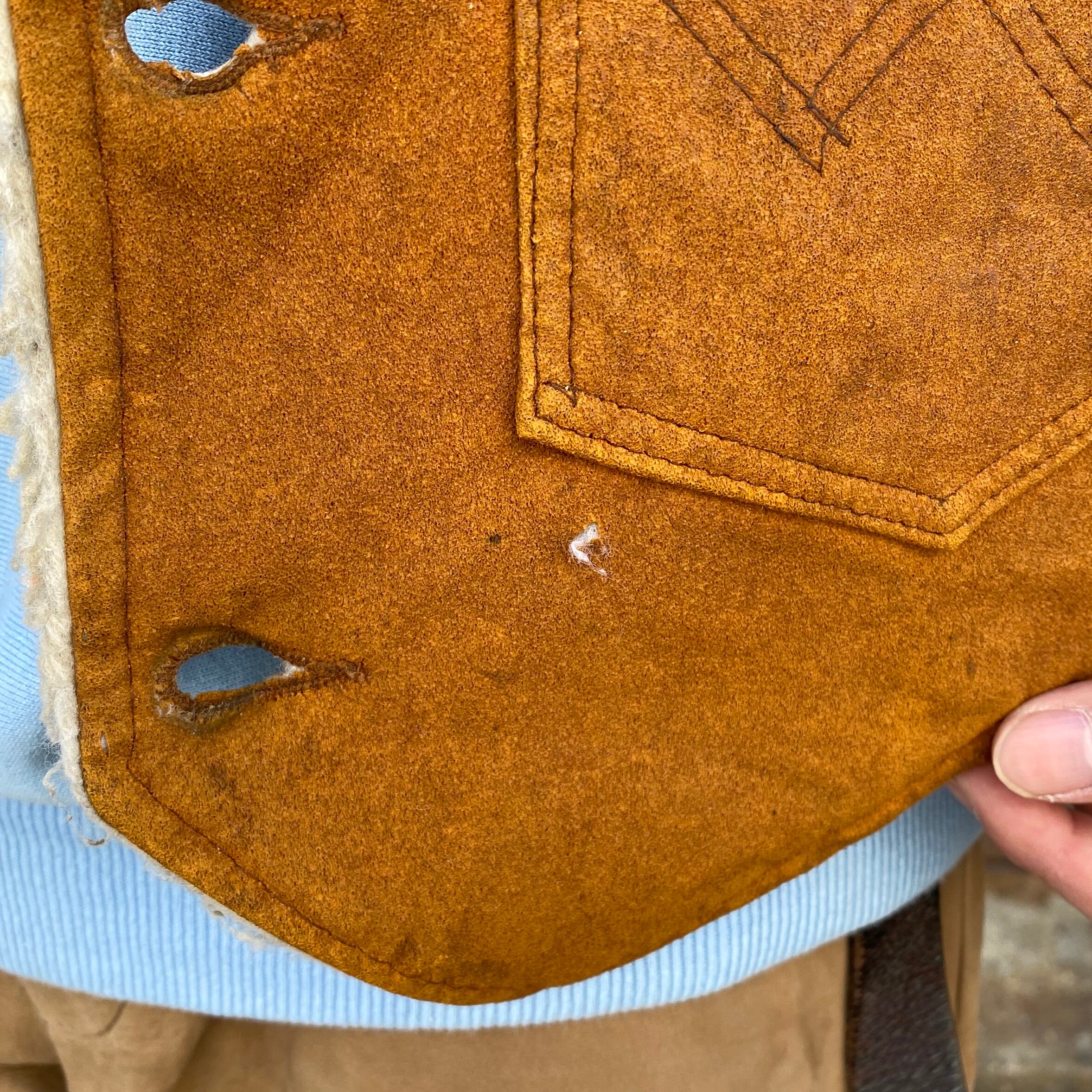 70年代 ビンテージ Wrangler ラングラー フェイクスエード ボアベスト