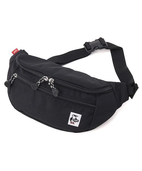 CHUMS チャムス リサイクルスモールウエストポーチ CH60-3964 ウエストバッグ ボディバッグ 3.5L ミニバッグ RENU リサイクルポリエステル メンズ レディース ブラック