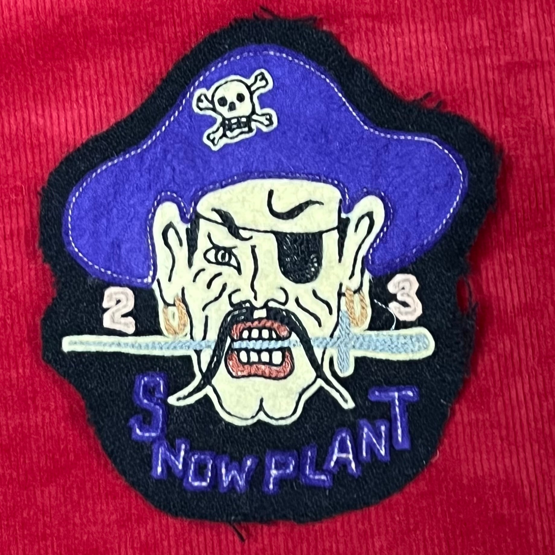 SNOW PLANT LIMITED PATCH "PIRATES"(お一人様1点まで)