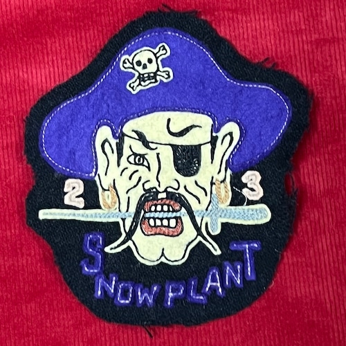 SNOW PLANT  LIMITED  PATCH "PIRATES"（お一人様１点まで）