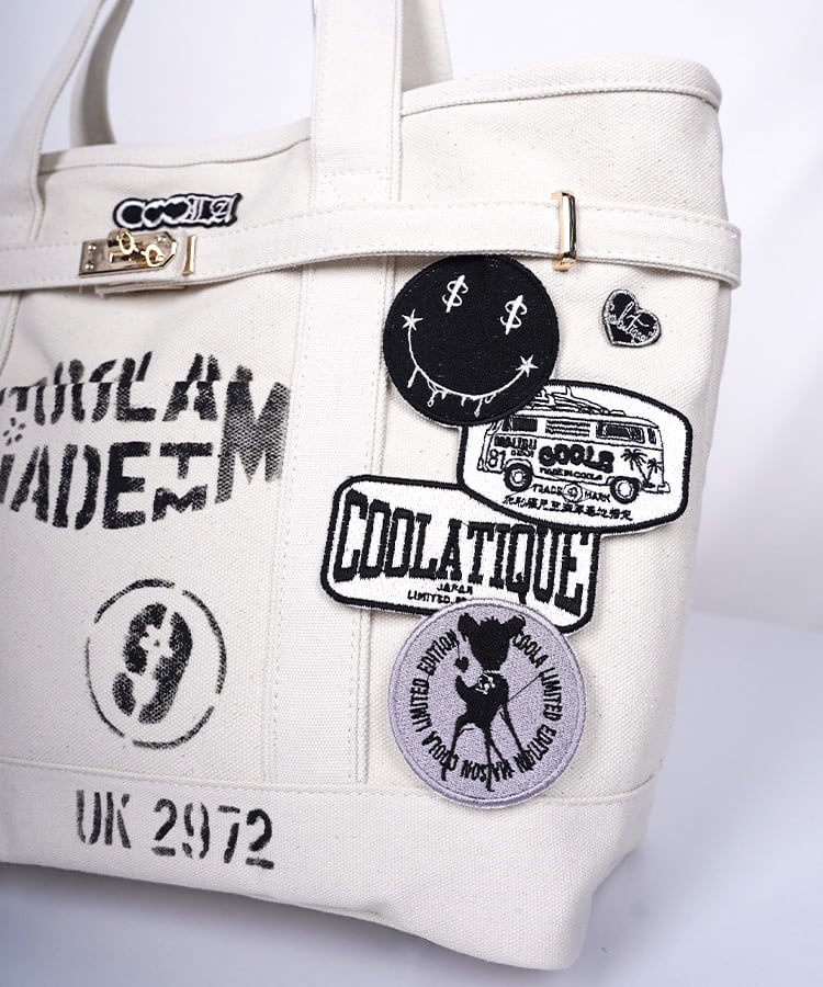 直営限定ITEM】マルチワッペンターンロックトートバッグ CQ-48515H