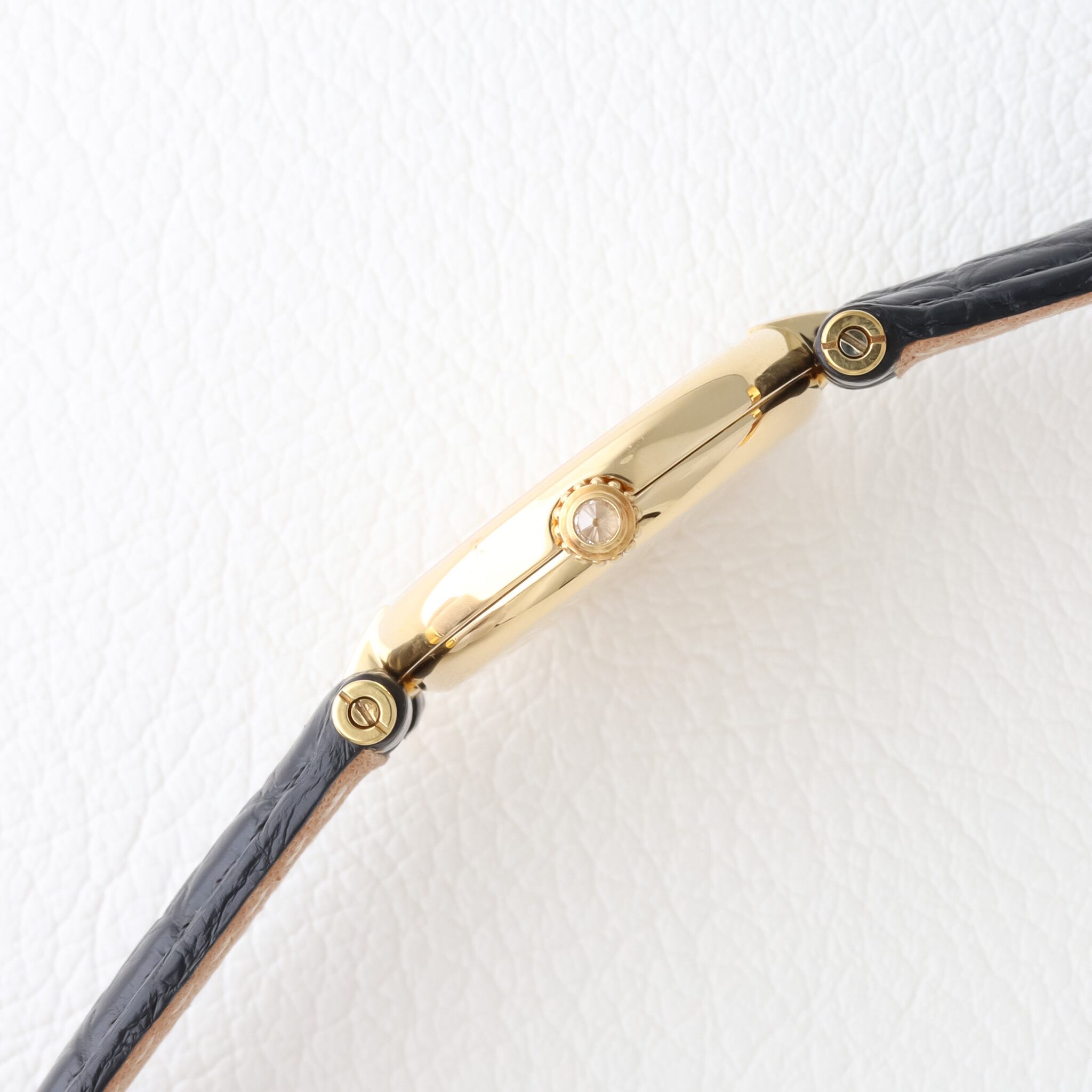 カルティエ ヴァンドーム SM 金無垢 2POINTダイヤ レザー | Ante