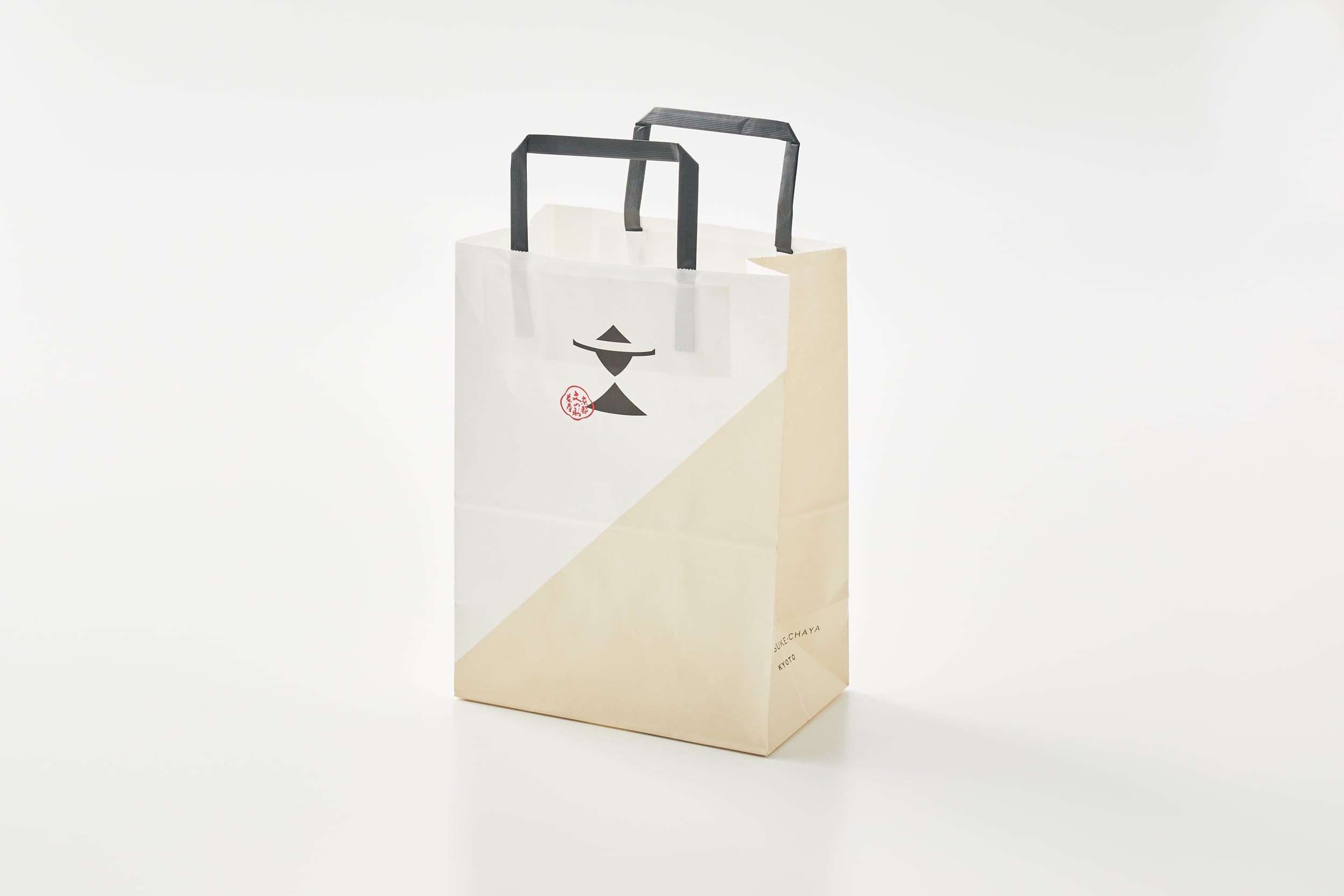 紙袋 とって付きゴミ袋 nocoo in(ノクーイン) 半透明 45L 20枚 0.022mm