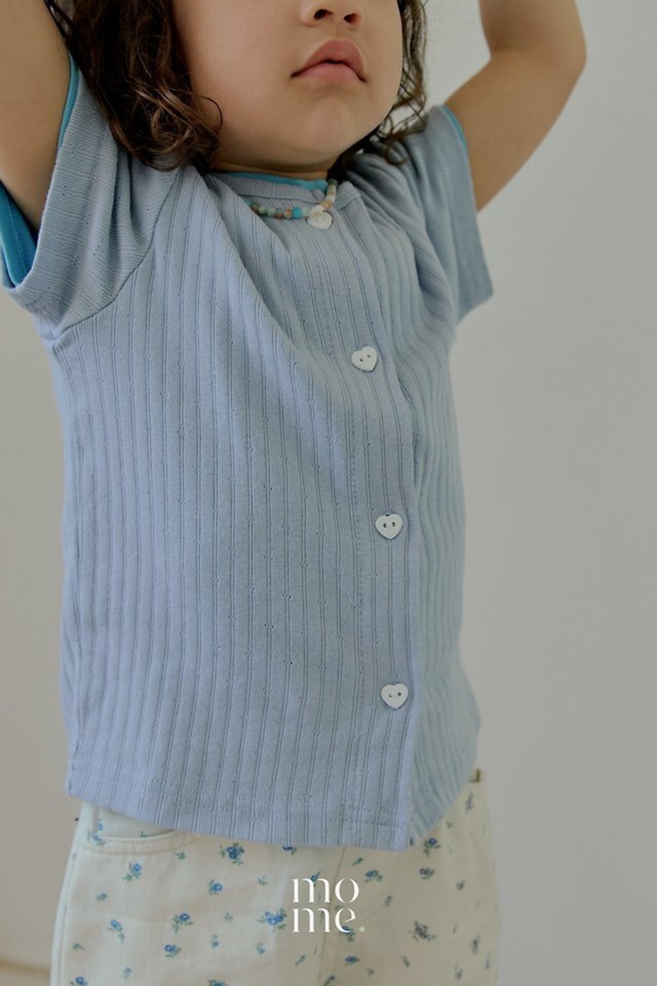【取寄/韓国直送】MOME 26/SM モモハーフカーディガン｜夏服｜韓国子供服