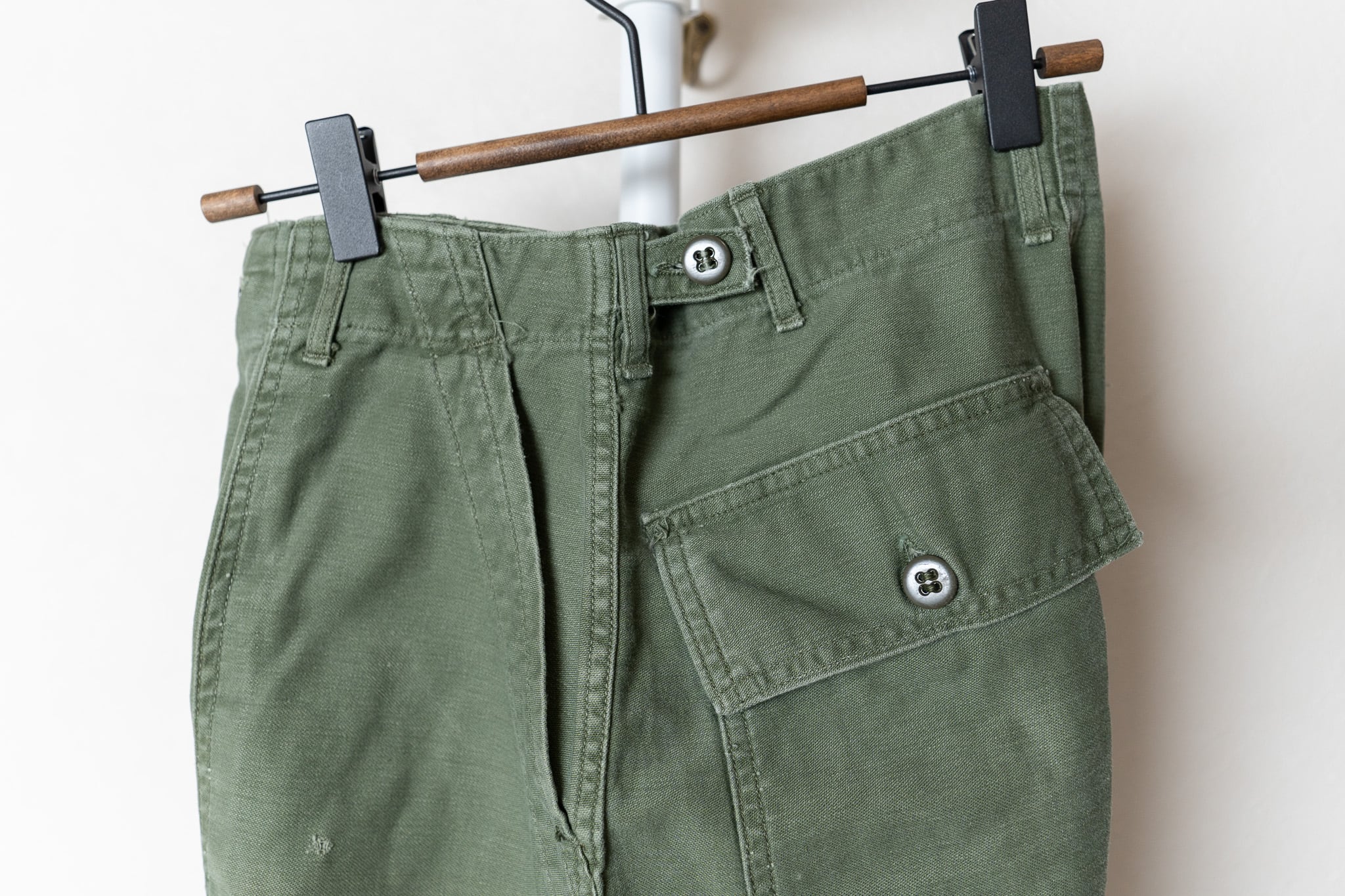 SMALL】U.S.Army Utility Trousers OG-107 実物 米軍 ベイカーパンツ 