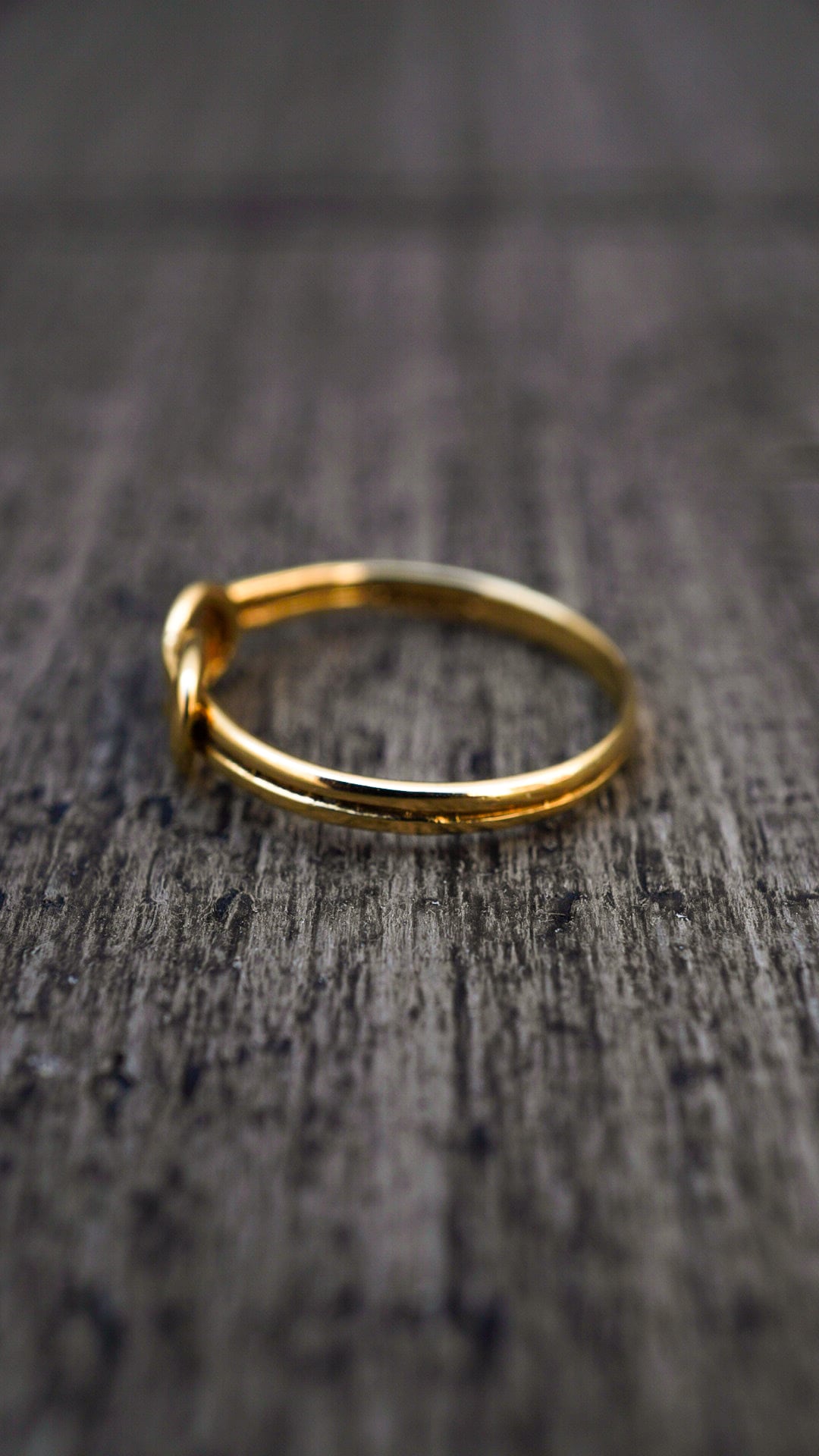 1978】U.K. VINTAGE 9ct イエロー ゴールド ノット リング 《9金 指輪 